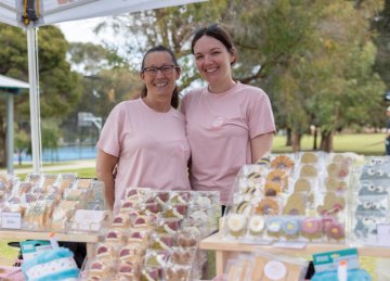 Two stallholders at Paw-some Day Out